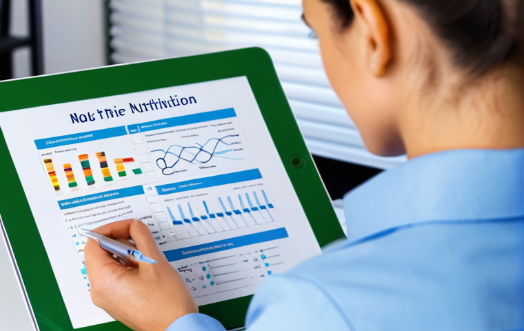 **Subject:** A healthy individual at a consultation, fully clothed.
**Setting:** A bright, modern nutritionist's office.
**Details:** The individual is reviewing personalized diet recommendations based on genetic test results, emphasizing a low-carb approach. Display a DNA helix graphic subtly in the background. Appropriate attire, professional setting, safe for work, perfect anatomy, correct proportions, natural pose, high quality.